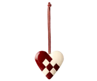Maileg - Metal Hanger, Heart, Large - Red- Est. delivery by: 01/10/24