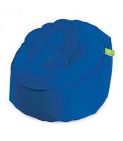 EZAir, Rangi Chair - Blue. Slightly inflatable chair that just needs to be shaken - vupti you have a chair. Can be used by both children and adults. At camping, in the garden or at the festival.