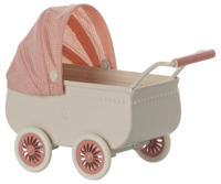 Maileg - Pram, Mice - Coral - Coral - Pre-order expected in stock 03-20-2025