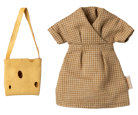 Maileg - Dress and bag, for Mother Mouse - Pre-order - expected in stock 20-3-2025