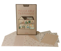 Maileg - Wallpaper Stickers for Mouse hole Farmhouse, 7 pcs. - Pre-order - Expected in stock from 20/05/25