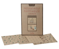 Maileg - Wallpaper Stickers for Mouse hole Farmhouse - Annex, 3 pcs. - Pre-order - Expected in stock from 20/05/25