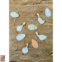 Tall Hat Tales - Goose and Egg Garland - Pre-cut