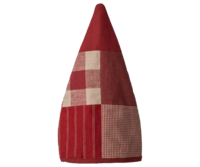 Maileg - Santa Hat, Size 3-6 years - Choose between checkered or floral  - Check - 2025 - Pre-order - Expected in stock from 11/5/25