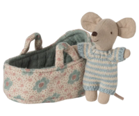 Maileg - Babymus i babylift - fås i 2 farver - 2025