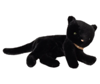 Maileg - Sleeping kitten  Medium - Black - 2025 - Pre-order - Expected in stock 20/11-2025