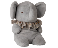 Maileg - Plush Elephant, Large - Blue/Grey - 2025 - Pre-order - expected in stock from 15/11/25