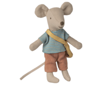 Maileg - lillebror mus med taske - 2026 - Forventet på lager 15/6/2026