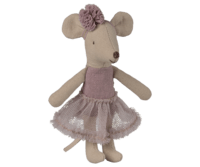 Maileg - Ballerina Mouse, Little Sister - Purple -2026 - Expected in stock 03/01/26
