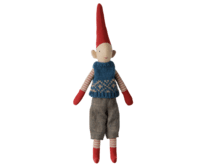 Maileg- Pixy, Size 1 - Boy - Blue knitted vest - 2026 - Pre-order - Expected in stock 20/9-2026