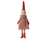 Maileg - Pixy, Size 1 - Girl - Red dress - 2026 - Pre-order - Expected in stock 20/9-26