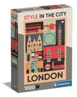 Clementoni  - Puslespil  London - HQC Style in the City - 1000 brikker