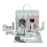 City box Suitcase with city and accessories