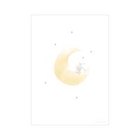 Poster reversible - Rabbit on the moon