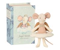 Maileg - Angel Mouse - big sister in book